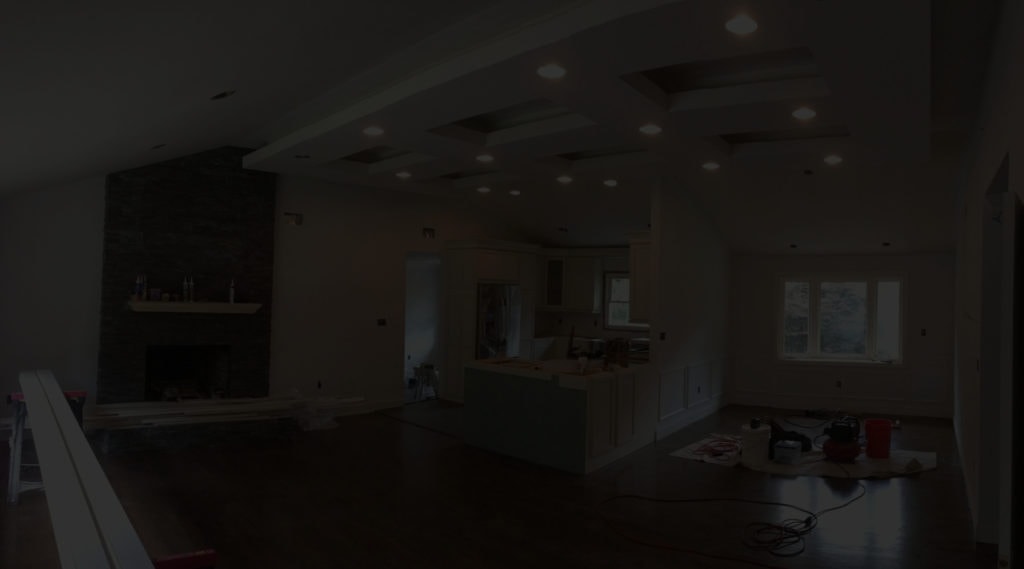 Interior renovation drywall project